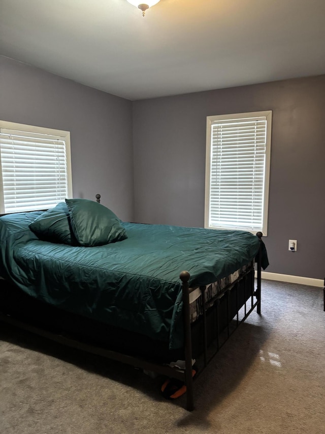 bedroom featuring carpet flooring