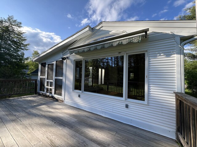 7 Edgewood Dr, Orono, ME 04473 - view of wooden deck
