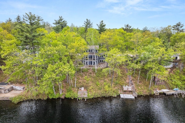 170 Red Gate Ln, Acton, ME 04001 - view of subject property with a large body of water and a forest
