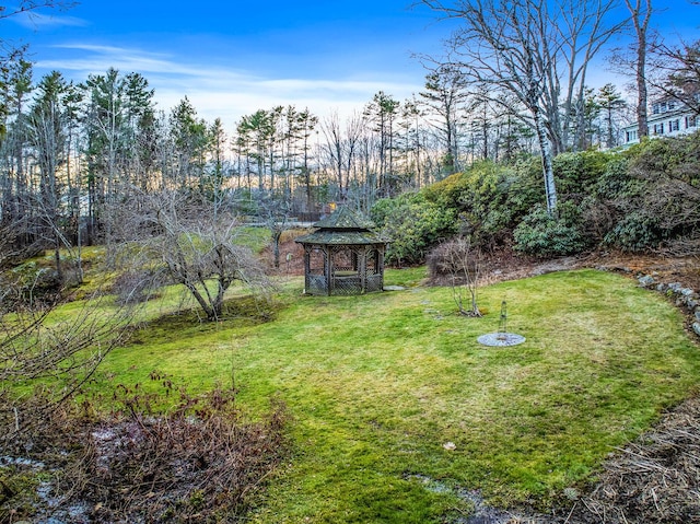 15 Brentwood Dr Unit 4, Cumberland, ME 04110 - view of yard featuring a gazebo
