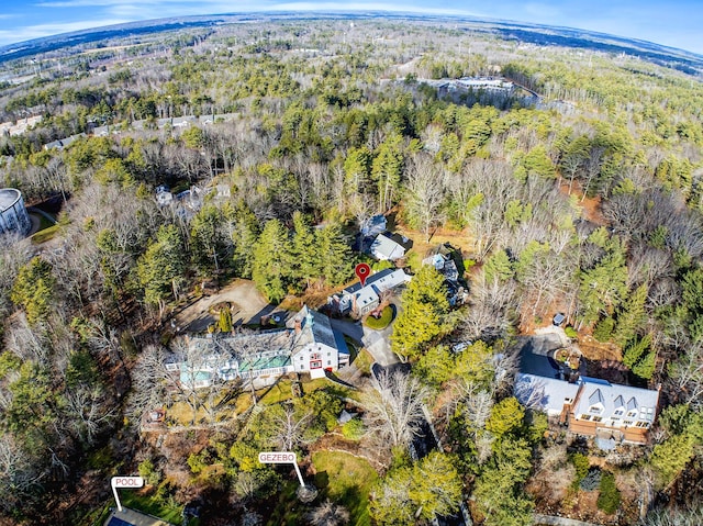 15 Brentwood Dr Unit 4, Cumberland, ME 04110 - bird's eye view with a view of trees