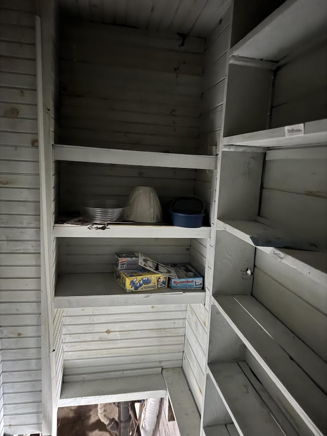 view of storage room