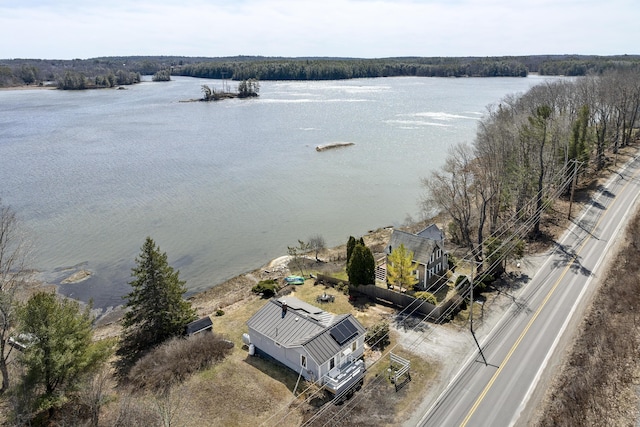 283 Mills Rd, Newcastle, ME 04553 - aerial view with a water view