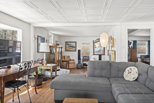 283 Mills Rd, Newcastle, ME 04553 - living room with wood finished floors and a healthy amount of sunlight