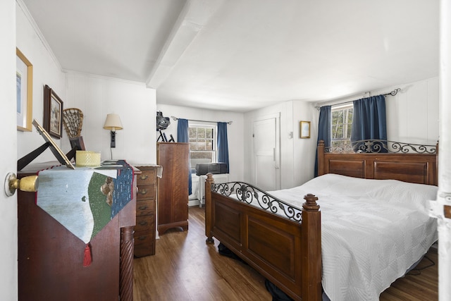 283 Mills Rd, Newcastle, ME 04553 - bedroom featuring wood finished floors and multiple windows