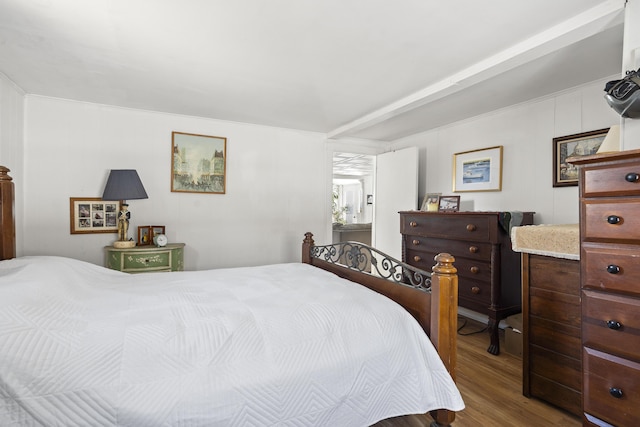 283 Mills Rd, Newcastle, ME 04553 - bedroom with wood finished floors