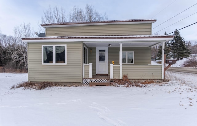 view of bungalow