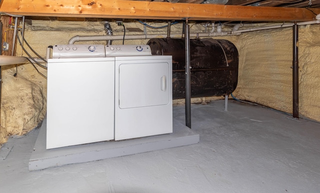 washroom featuring separate washer and dryer