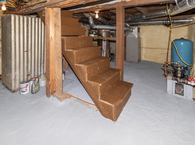 view of basement