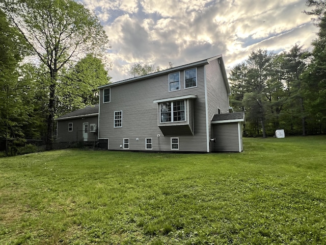 701 Stetson Rd, Exeter, ME 04435 - back of house with a yard and a storage shed