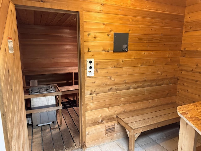 450 Fort Fairfield Rd, Presque Isle, ME 04769 - relaxing sauna / steam room featuring wood walls and wood ceiling