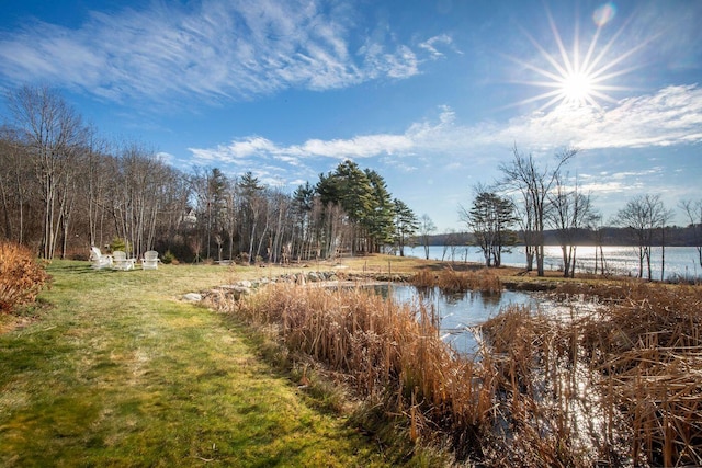 property view of water