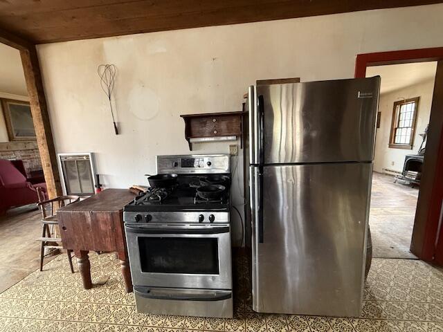 21 Talmadge Rd, Talmadge, ME 04492 - kitchen featuring appliances with stainless steel finishes