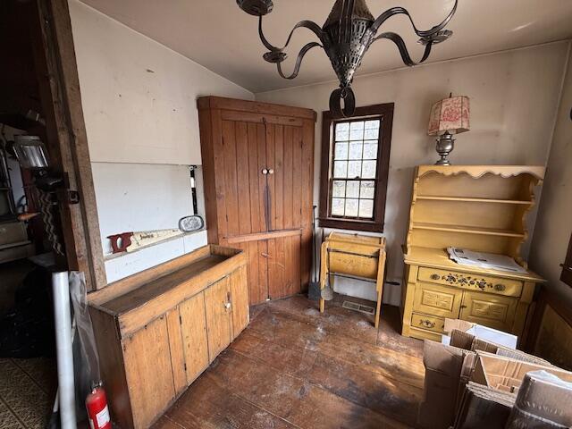 21 Talmadge Rd, Talmadge, ME 04492 - miscellaneous room featuring lofted ceiling