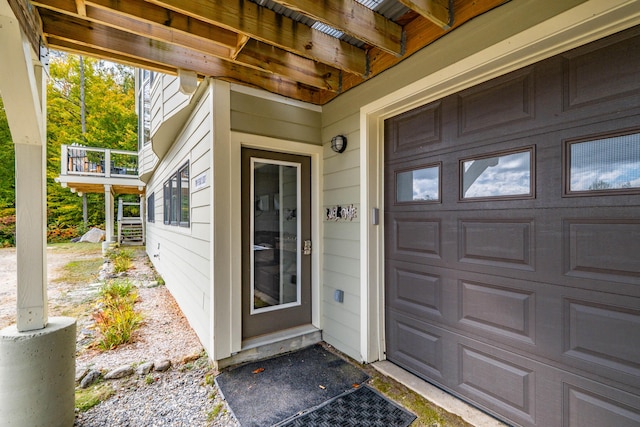 view of entrance to property