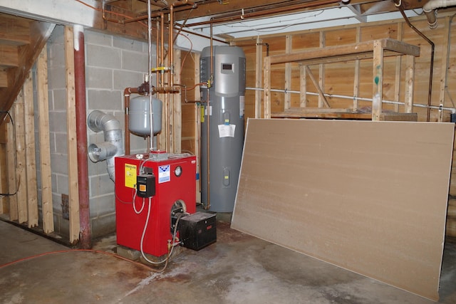 utilities with water heater