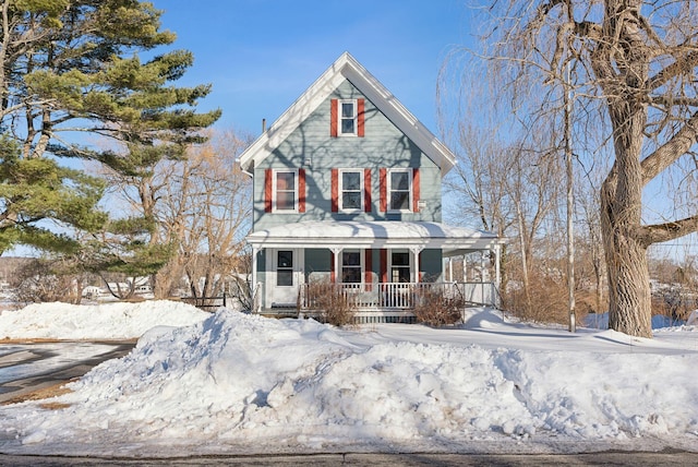 view of front of house featuring a porch