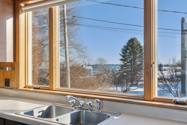 kitchen with a sink