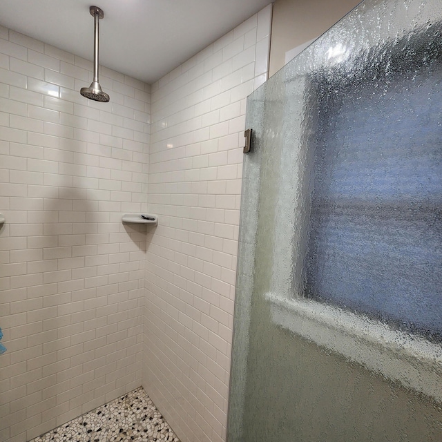 bathroom with an enclosed shower