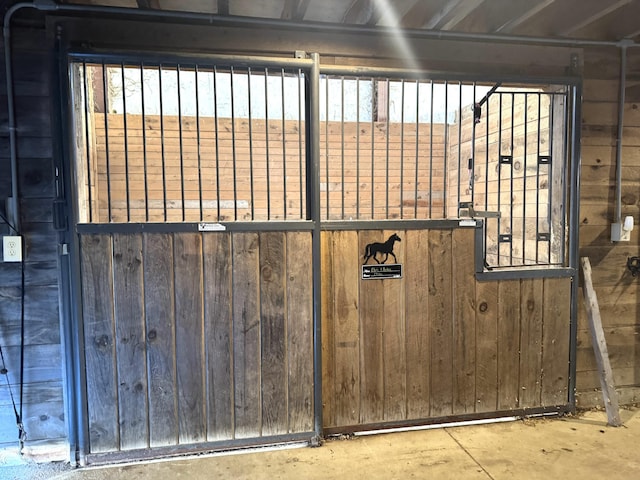 view of horse barn