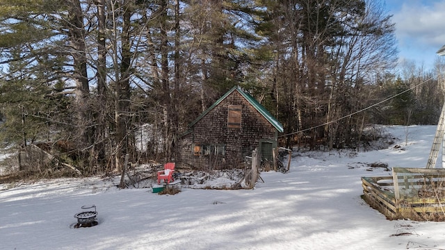 1153 Dexter Rd, Dover-Foxcroft, ME 04426 - view of snowy yard