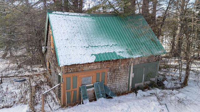 1153 Dexter Rd, Dover-Foxcroft, ME 04426 - view of snow covered structure