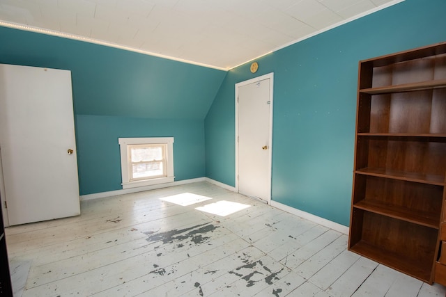 1153 Dexter Rd, Dover-Foxcroft, ME 04426 - bonus room with baseboards and vaulted ceiling