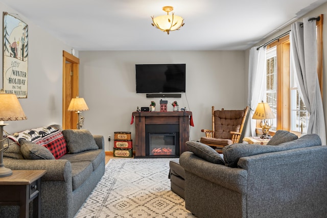 view of living room