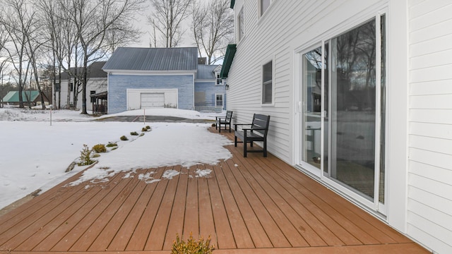 20 N High St, Bridgton, ME 04009 - view of snow covered deck