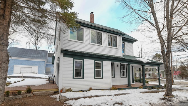 20 N High St, Bridgton, ME 04009 - view of front property with covered porch
