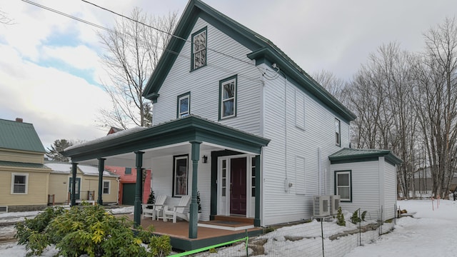 20 N High St, Bridgton, ME 04009 - view of front of home with covered porch