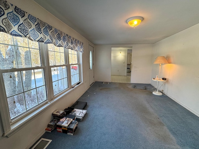 unfurnished room with carpet