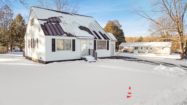 view of bungalow-style home