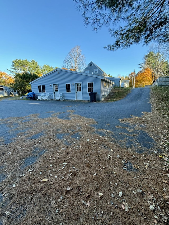 view of home's exterior