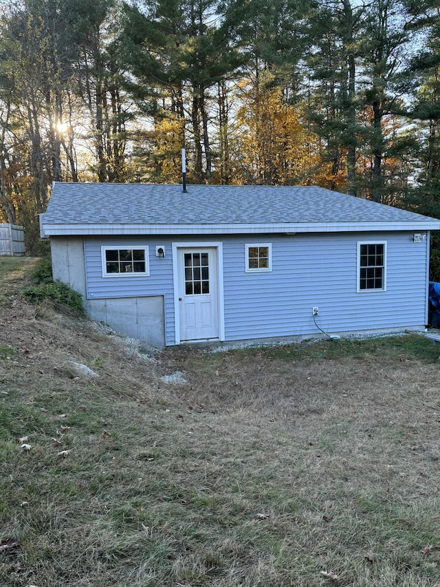 view of outbuilding