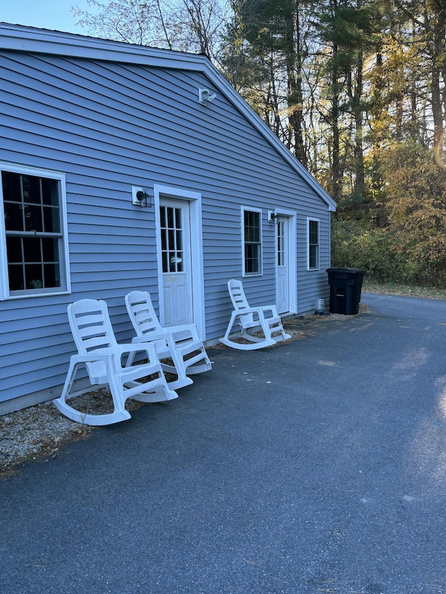 view of back of property