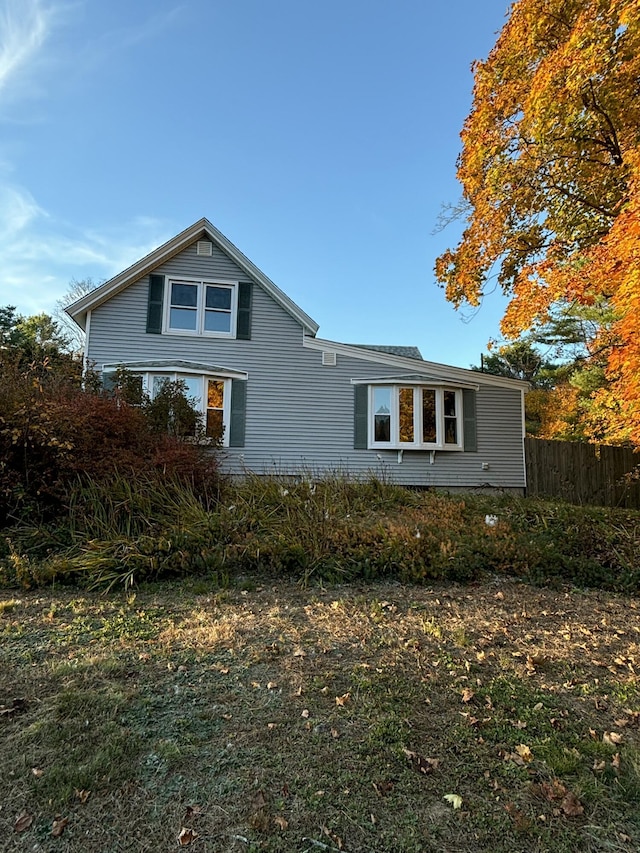 view of property exterior