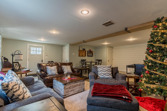 view of living room