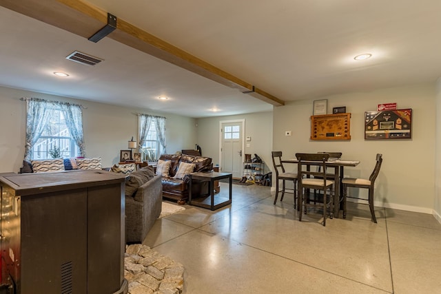 view of living room