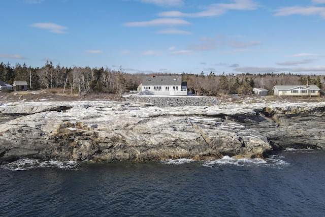 95 Pumpkin Cove Rd, Bristol, ME 04554 - back of property with a water view