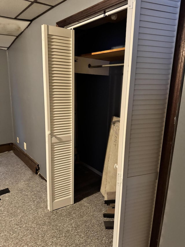 view of closet