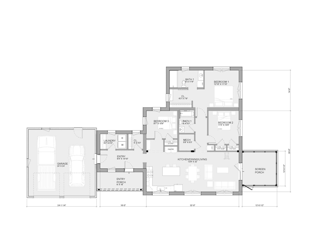 LOT3 Rose Douglas Ln, Brunswick, ME 04011 - floor plan