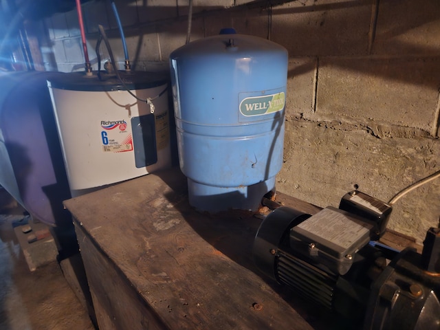 utilities featuring water heater