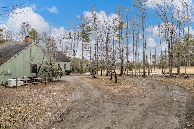 35 Cushman Rd, Nobleboro, ME 04555 - view of street featuring dirt driveway