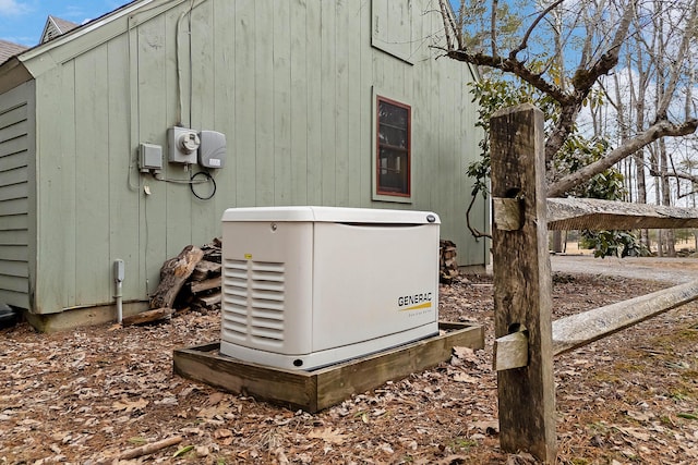 35 Cushman Rd, Nobleboro, ME 04555 - details featuring electric meter and a power unit