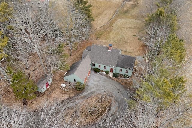 35 Cushman Rd, Nobleboro, ME 04555 - birds eye view of property