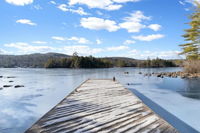 151 Mountain View Dr, Acton, ME 04001 - dock area featuring a water view