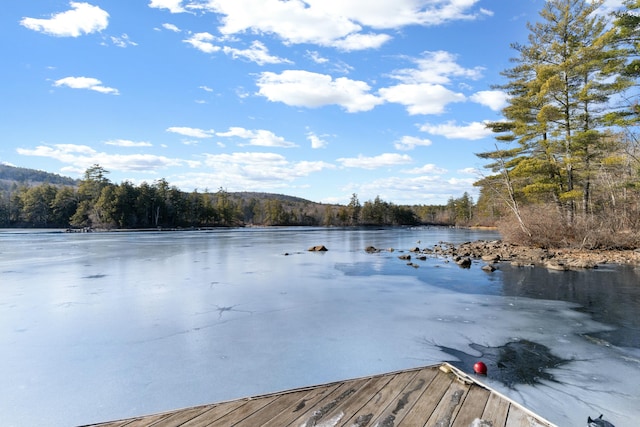 151 Mountain View Dr, Acton, ME 04001 - dock area with a water view
