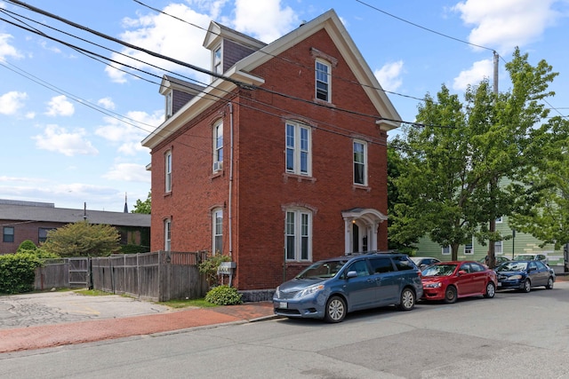 view of side of property