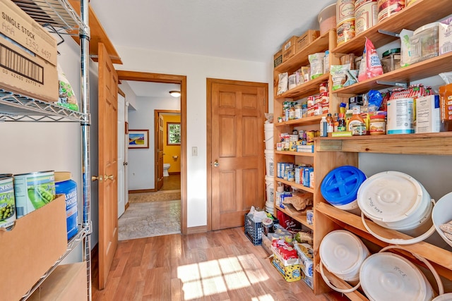 view of pantry